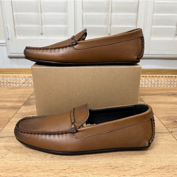 Allen Edmonds Super Sport Driver Loafers Mocha Brown Leather Size 8 Dressy Comfy main image 8